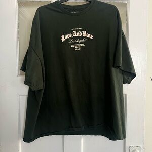 Men Green Graphic T-Shirt